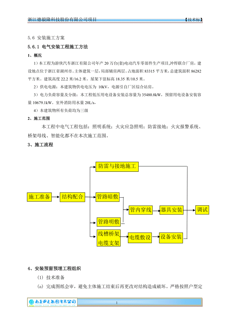 厂房技术标正文_第1页