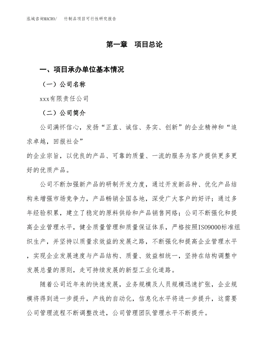 竹制品项目可行性研究报告_范文.docx_第3页