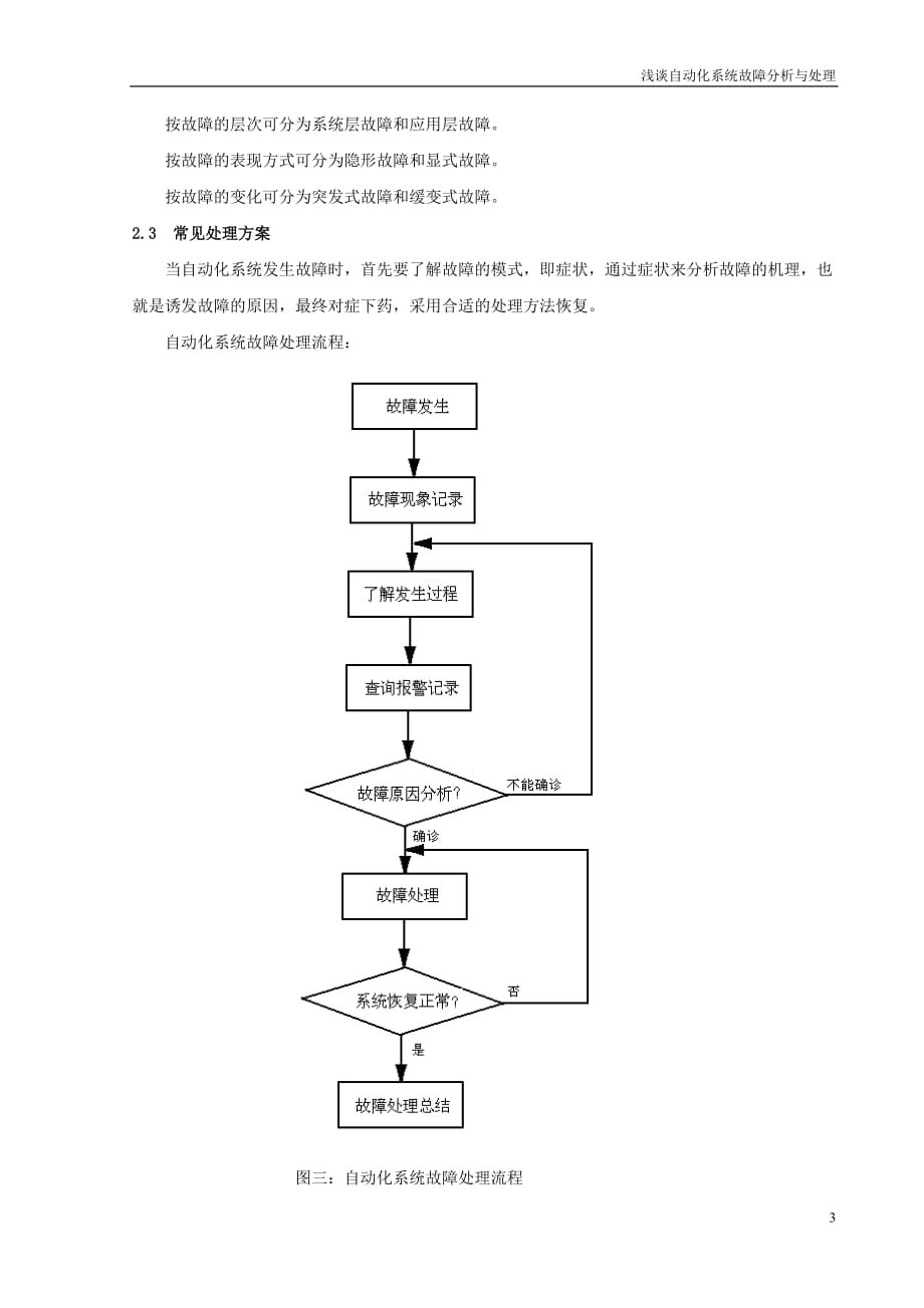 浅谈自动化系统故障分析及处理资料_第3页