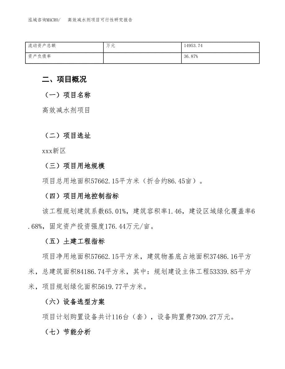 高效减水剂项目可行性研究报告_范文.docx_第5页