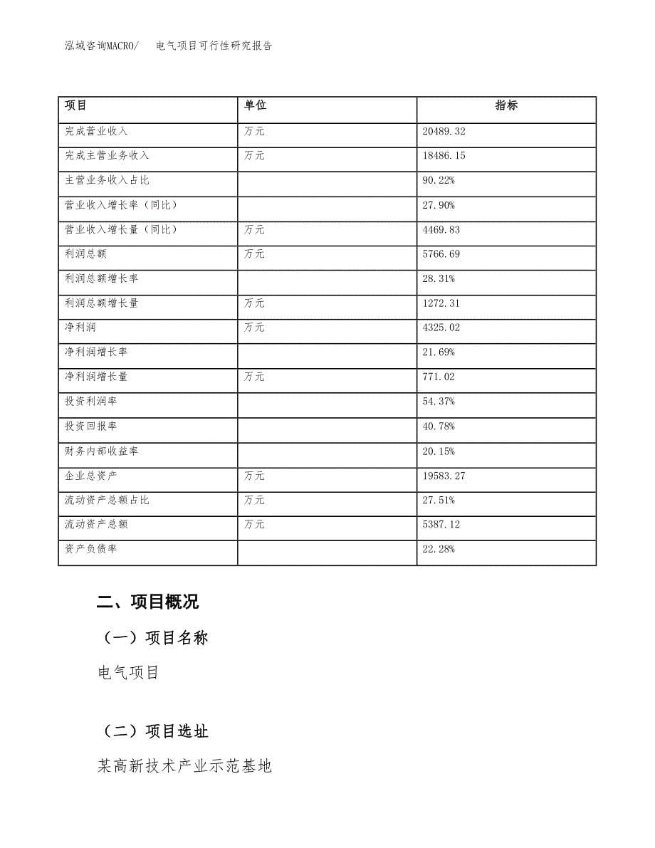 电气项目可行性研究报告_范文.docx_第5页