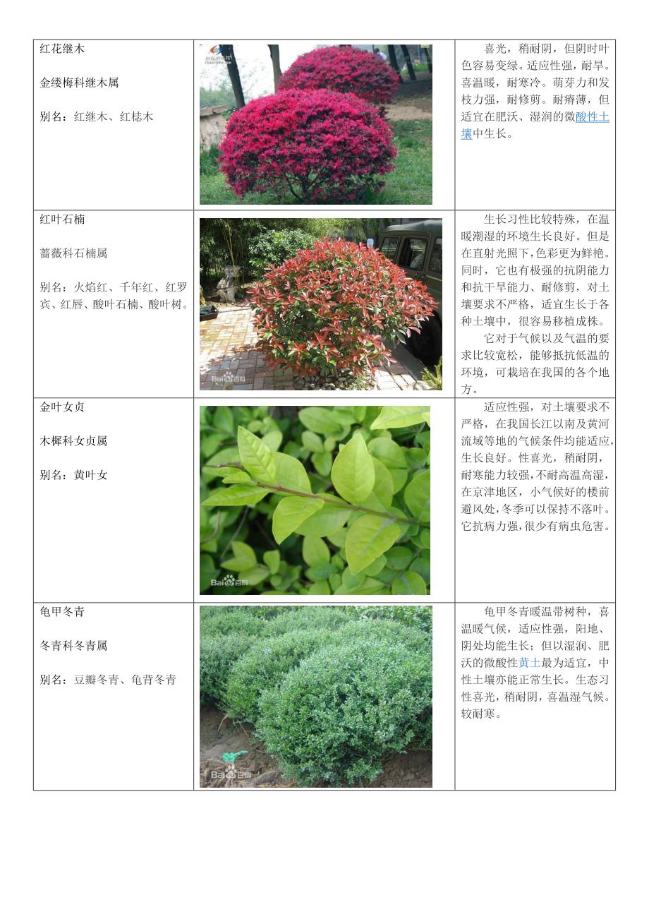小区常用植物品种类别_第3页