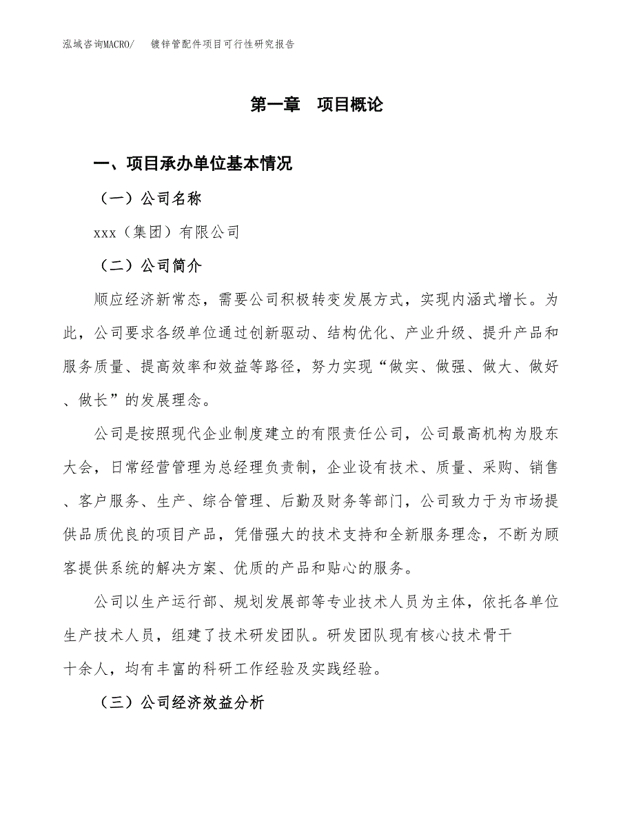 镀锌管配件项目可行性研究报告_范文.docx_第3页