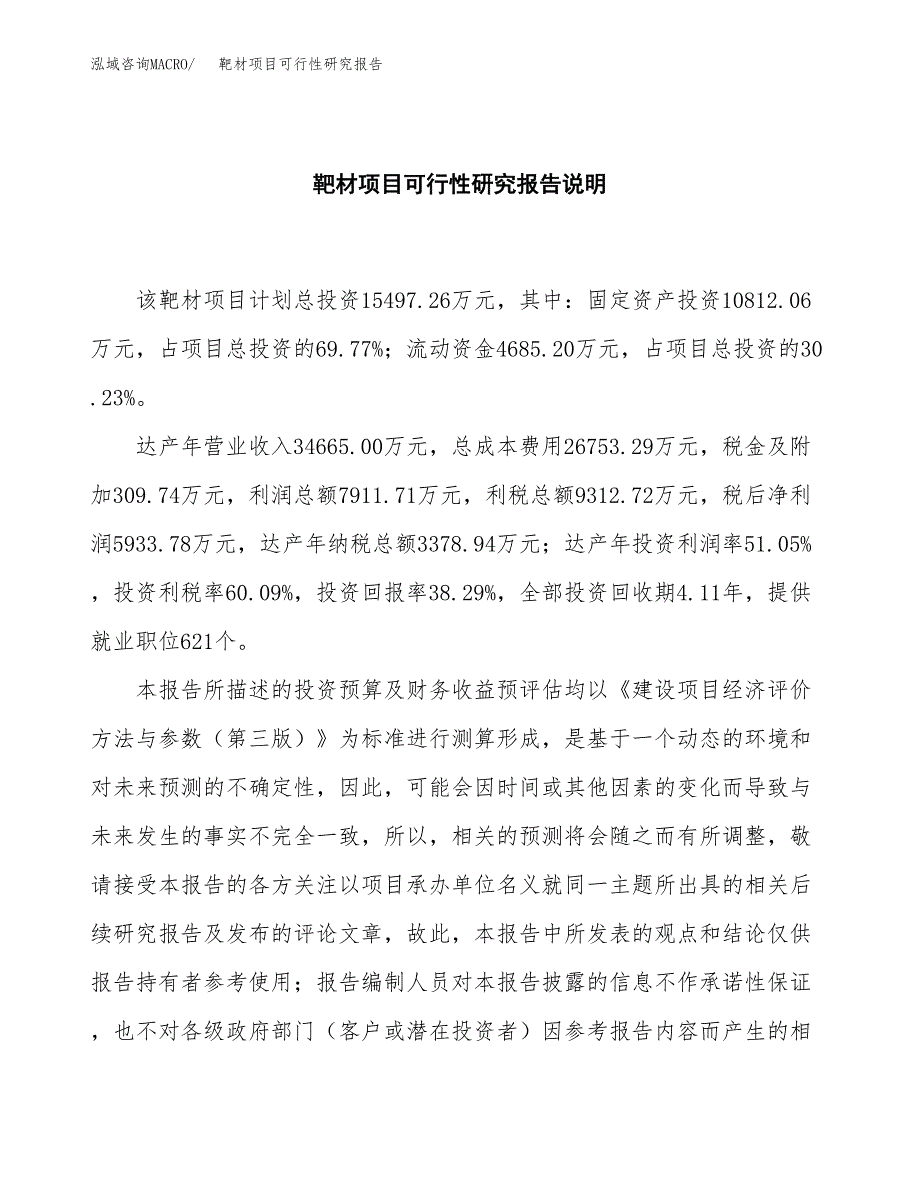 靶材项目可行性研究报告[参考范文].docx_第2页