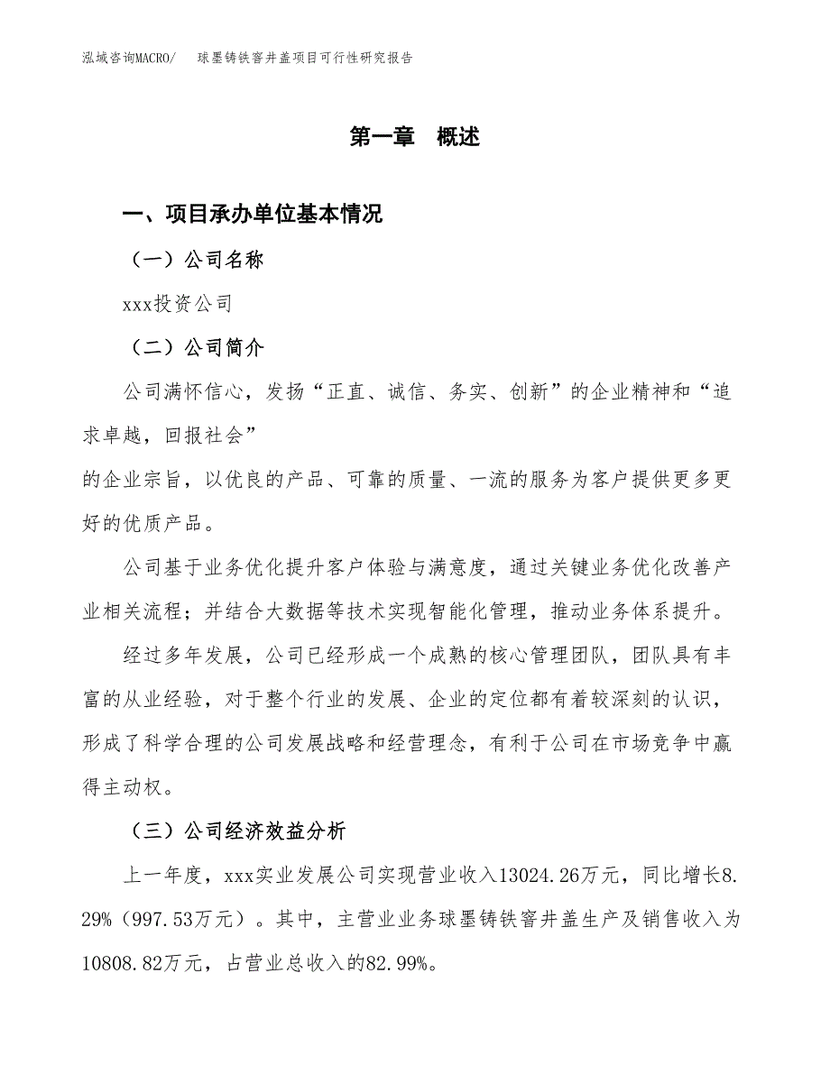 球墨铸铁窨井盖项目可行性研究报告_范文.docx_第3页