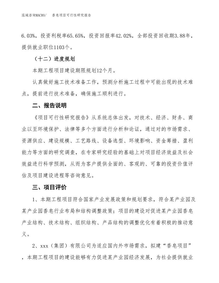 香皂项目可行性研究报告[参考范文].docx_第5页