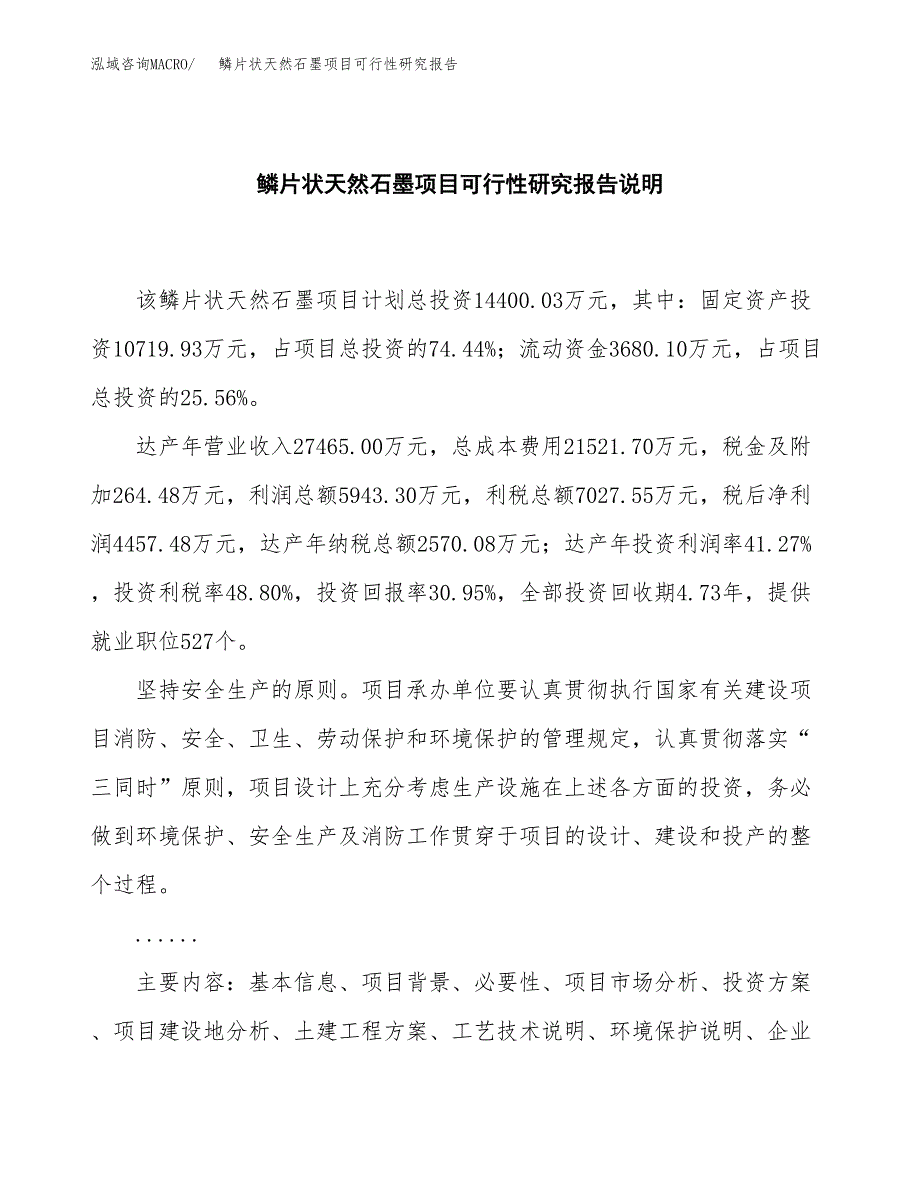 鳞片状天然石墨项目可行性研究报告[参考范文].docx_第2页