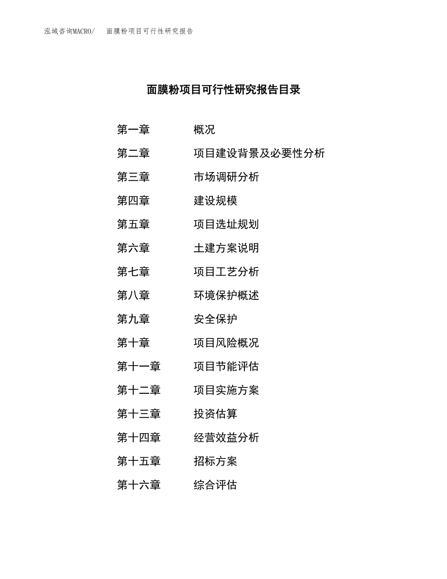 面膜粉项目可行性研究报告_范文.docx_第2页