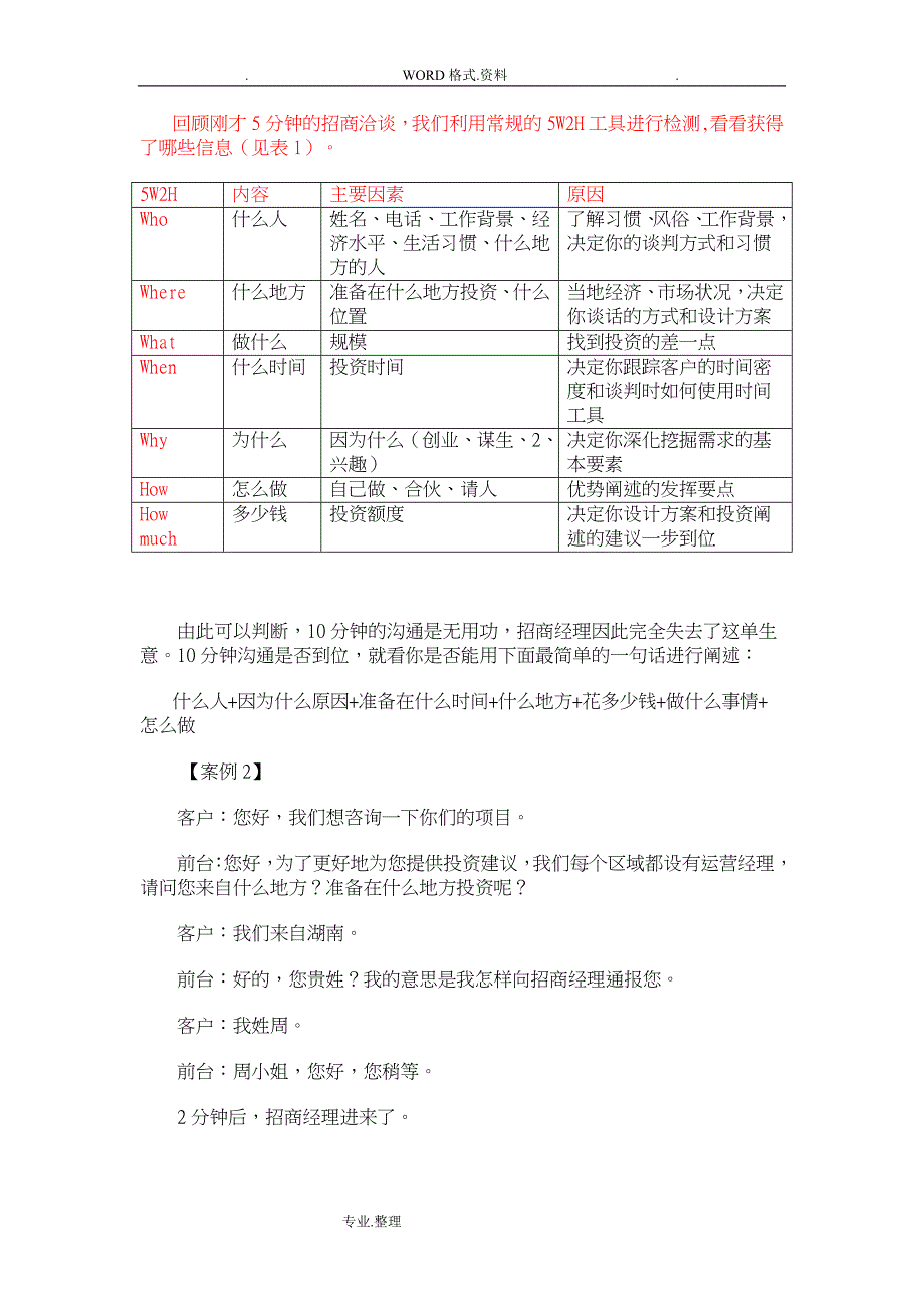 招商加盟谈判技巧和话术_第3页