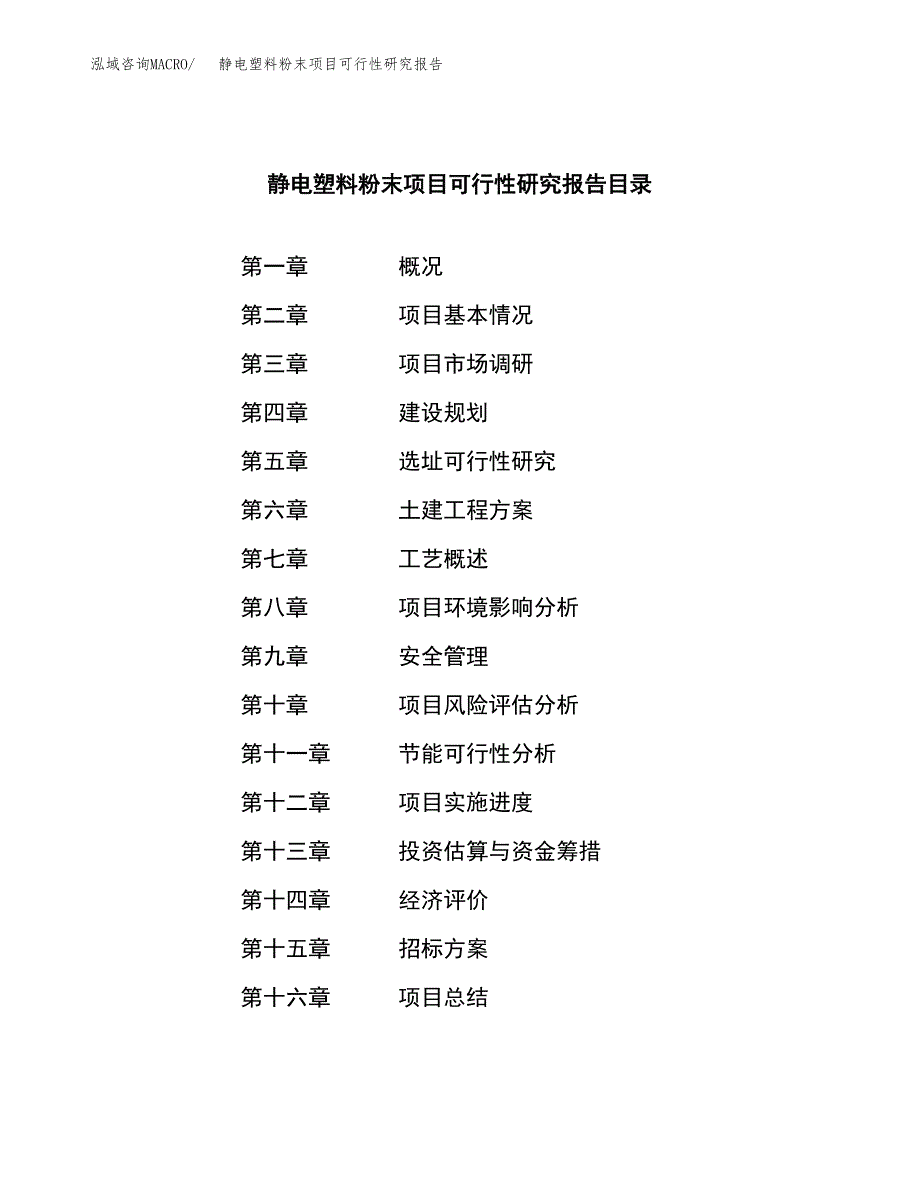 静电塑料粉末项目可行性研究报告_范文.docx_第2页