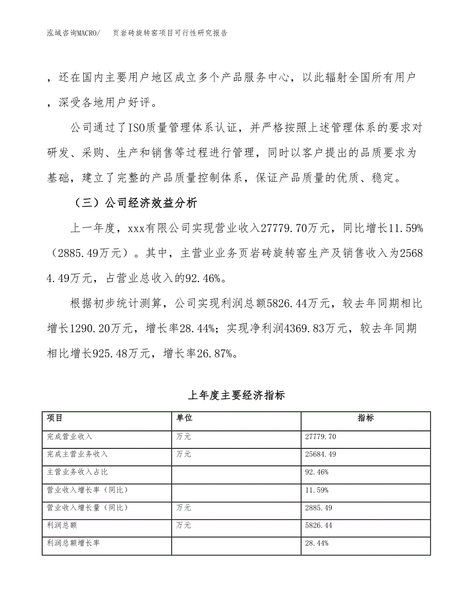 页岩砖旋转窑项目可行性研究报告_范文.docx_第4页