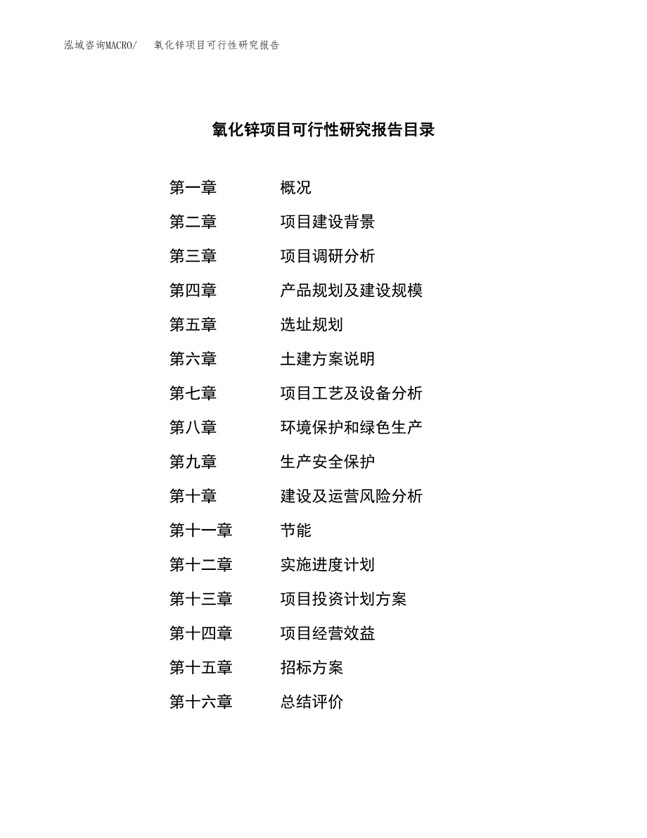 氧化锌项目可行性研究报告_范文.docx_第2页