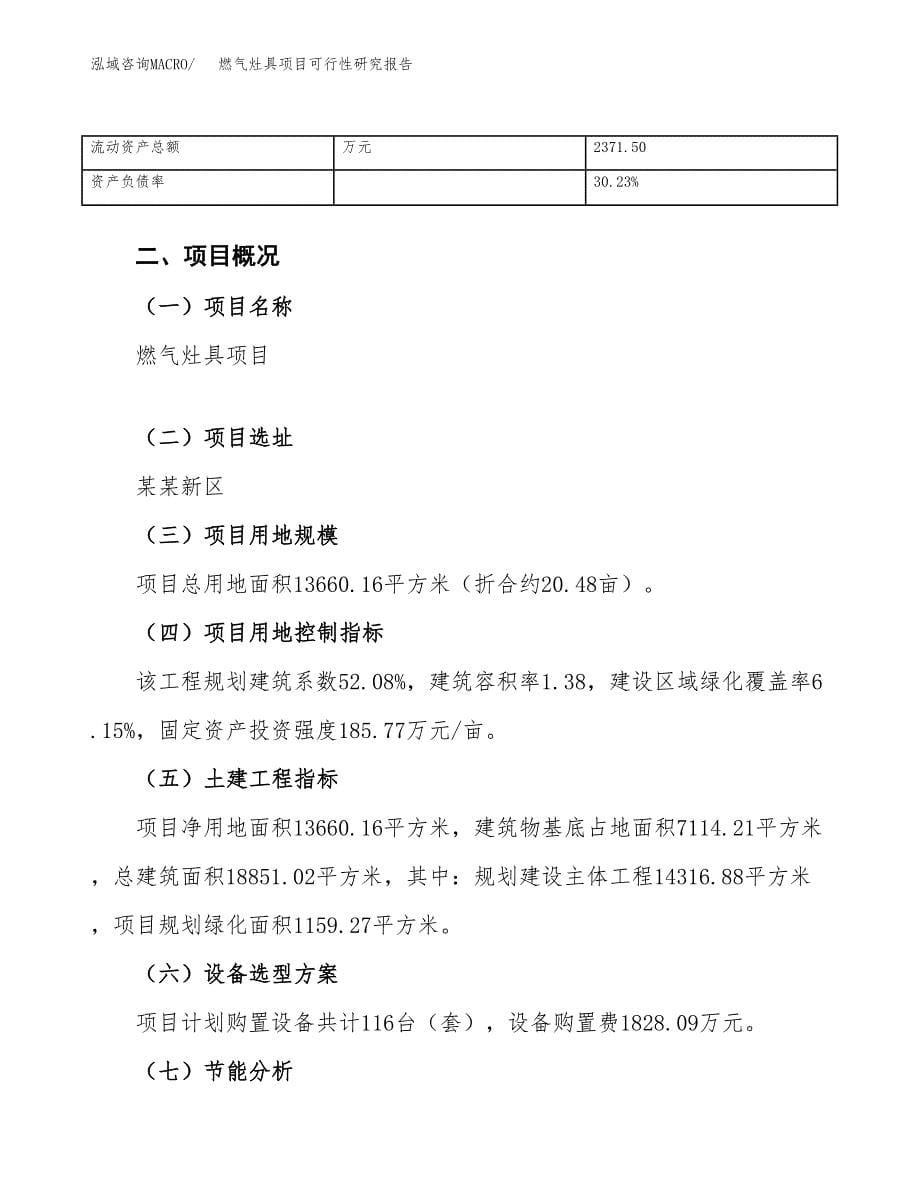 燃气灶具项目可行性研究报告_范文.docx_第5页