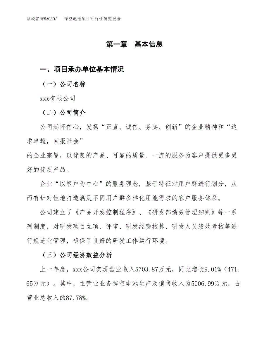 锌空电池项目可行性研究报告_范文.docx_第3页