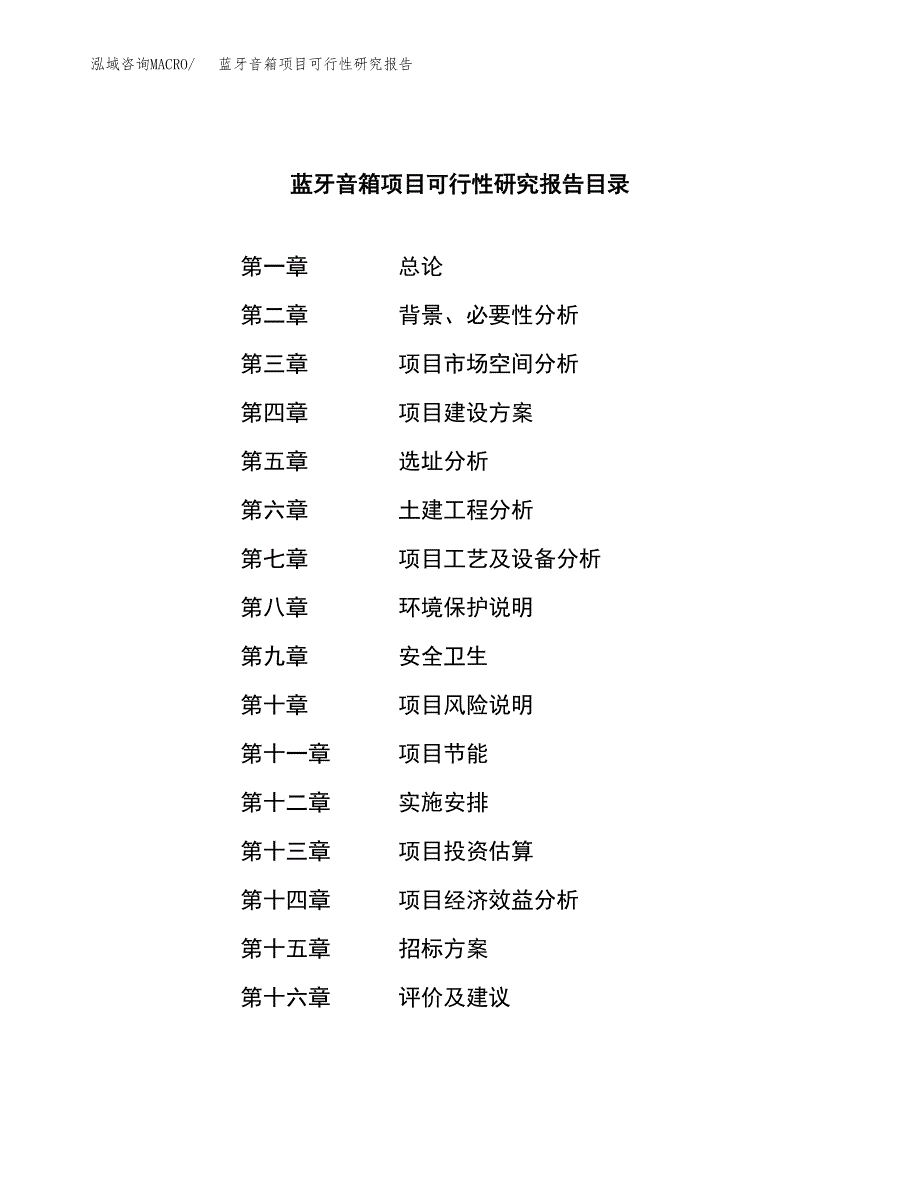 蓝牙音箱项目可行性研究报告_范文.docx_第2页