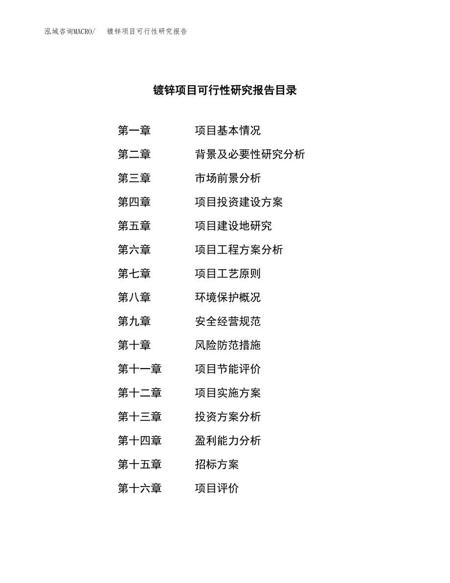 镀锌项目可行性研究报告_范文.docx_第2页