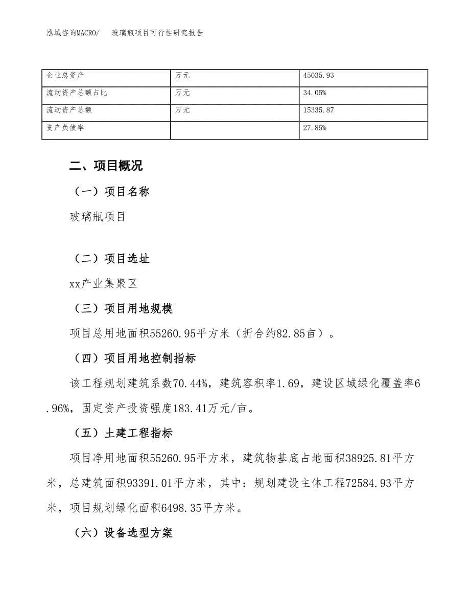 玻璃瓶项目可行性研究报告_范文.docx_第5页