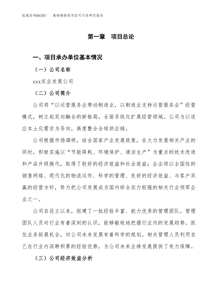 高档铜版纸项目可行性研究报告_范文.docx_第3页