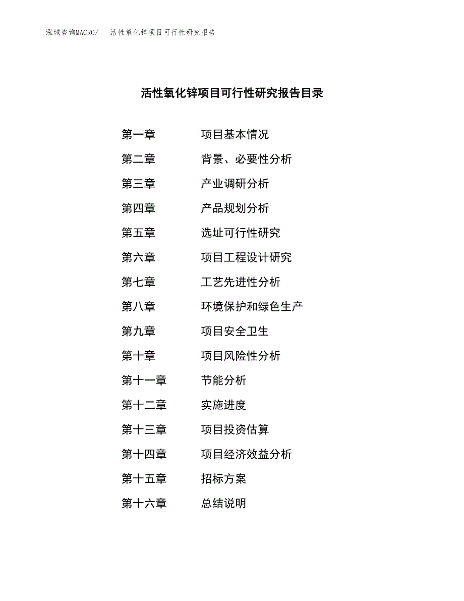 活性氧化锌项目可行性研究报告_范文.docx_第2页