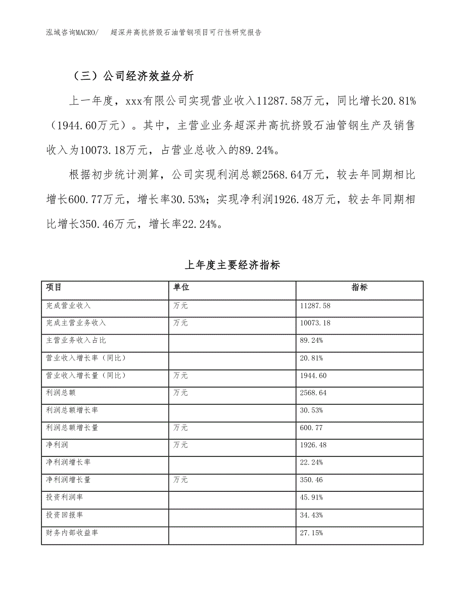 超深井高抗挤毁石油管钢项目可行性研究报告_范文.docx_第4页