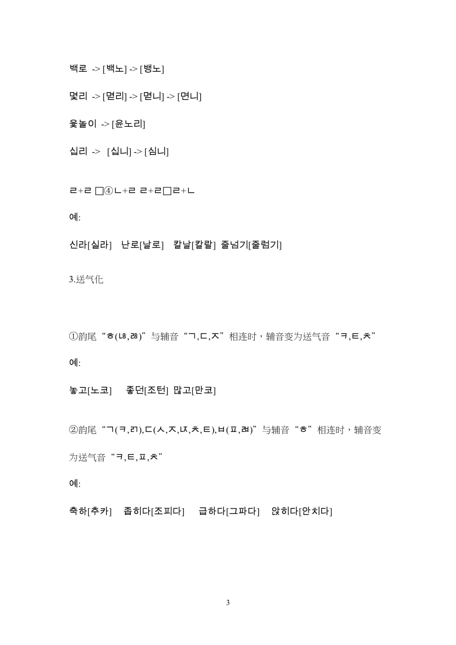 韩国语的音变规律完整版资料_第3页