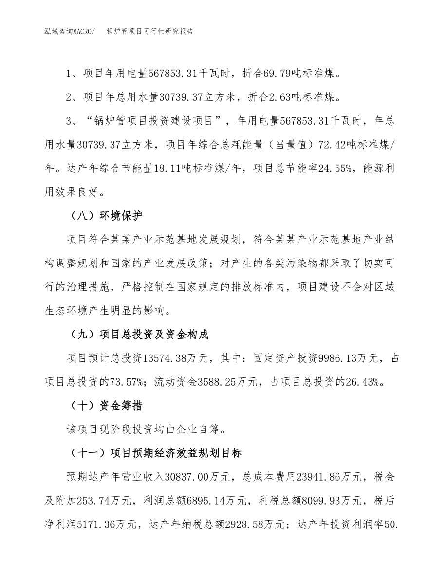 锅炉管项目可行性研究报告[参考范文].docx_第5页