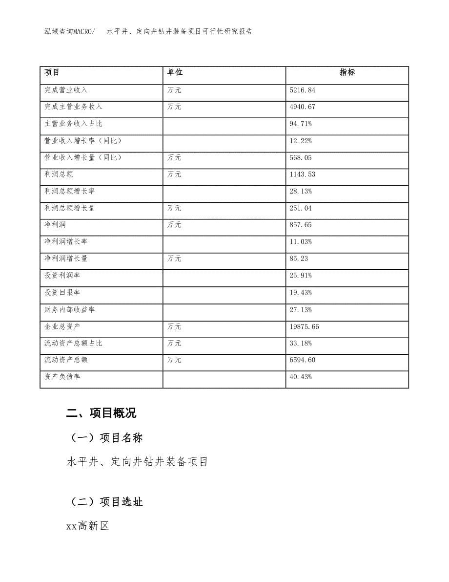 水平井、定向井钻井装备项目可行性研究报告_范文.docx_第5页