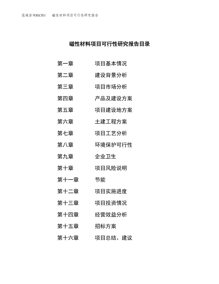 磁性材料项目可行性研究报告_范文.docx_第2页