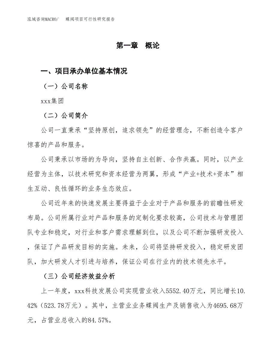 蝶阀项目可行性研究报告_范文.docx_第3页