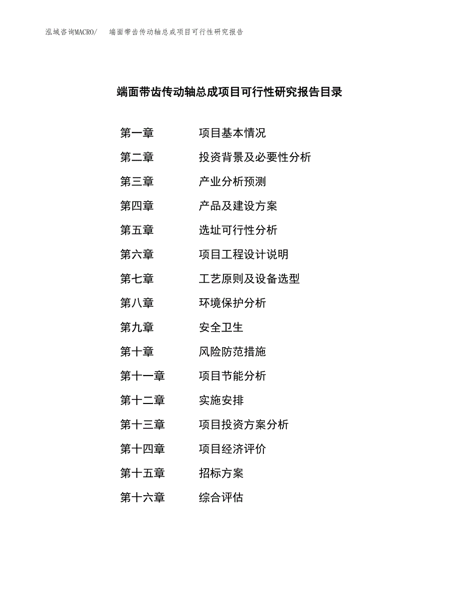 端面带齿传动轴总成项目可行性研究报告_范文.docx_第2页