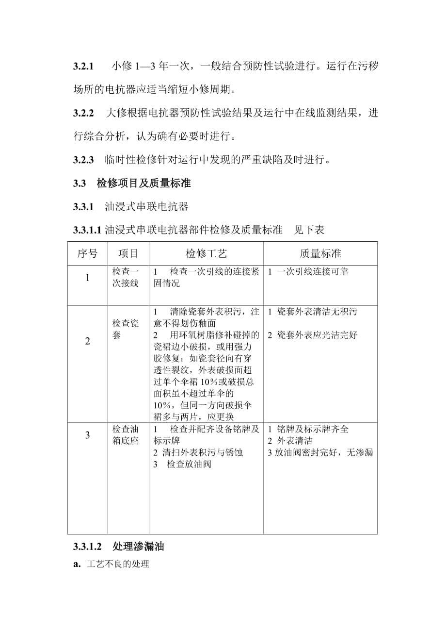 电抗器现场检修规程_第3页