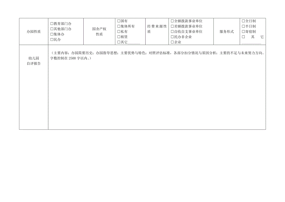 浙江省幼儿园最新等级评定工作用表_第3页