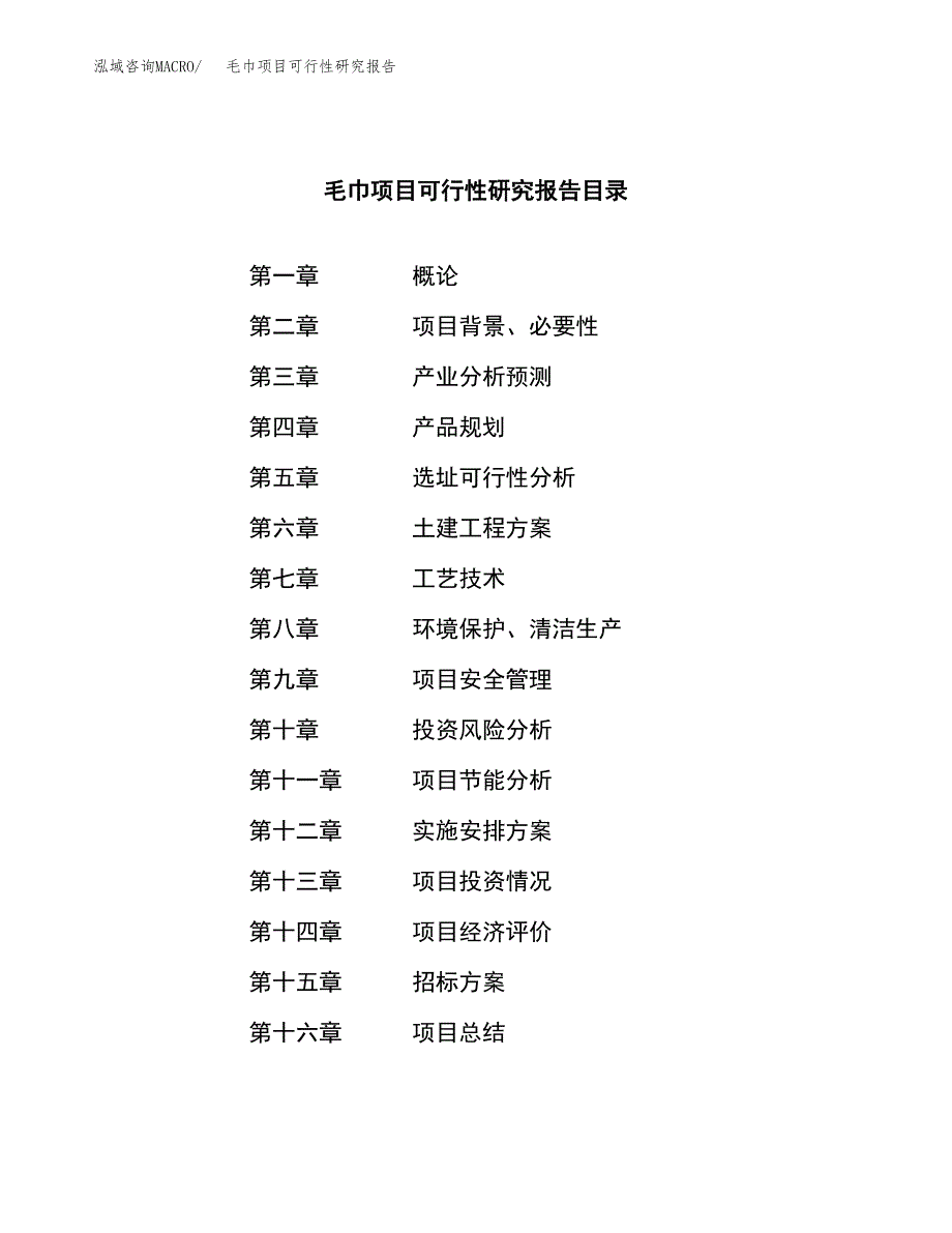 毛巾项目可行性研究报告_范文.docx_第2页