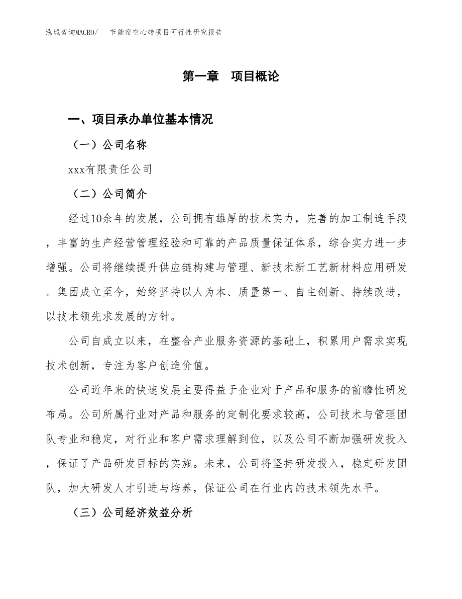 节能窑空心砖项目可行性研究报告_范文.docx_第3页