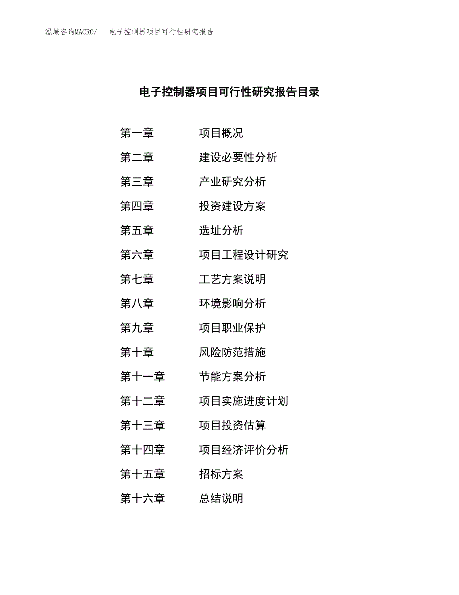 电子控制器项目可行性研究报告_范文.docx_第2页