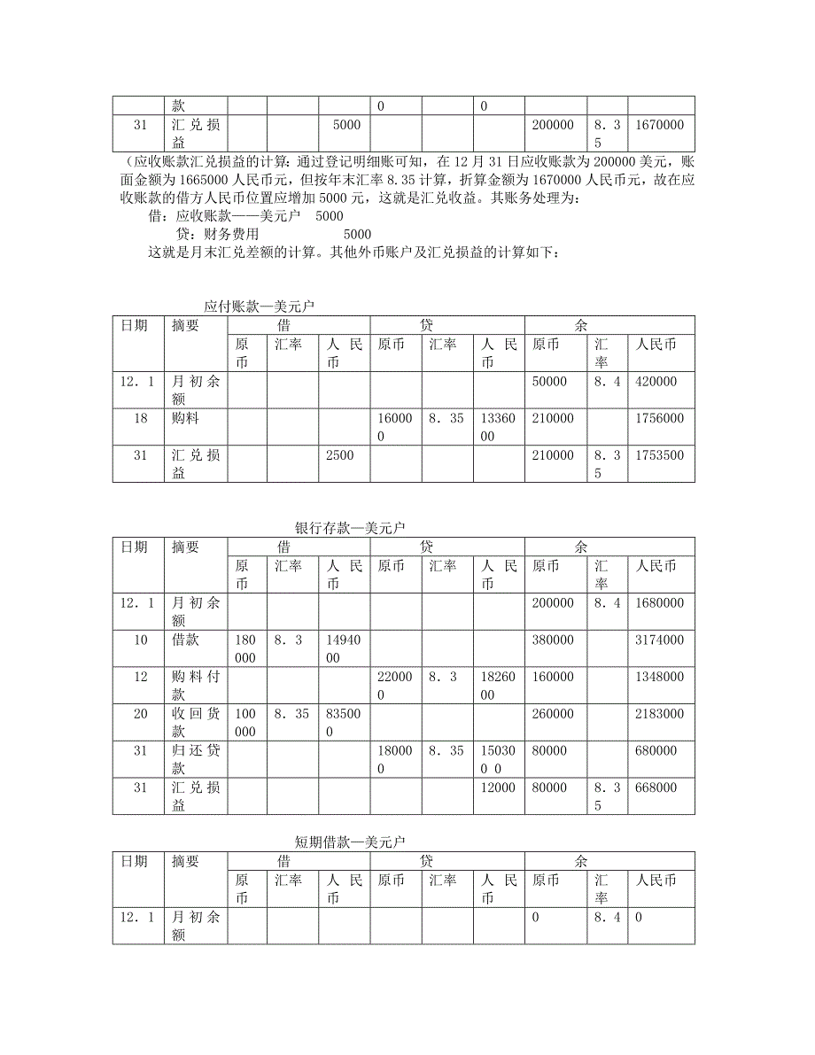 外币业务考点解析_第3页