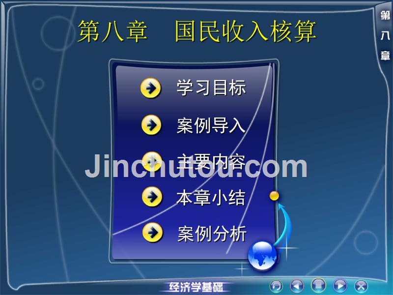 经济学基础教学课件作者刘源海第八章国民收入核算_第1页