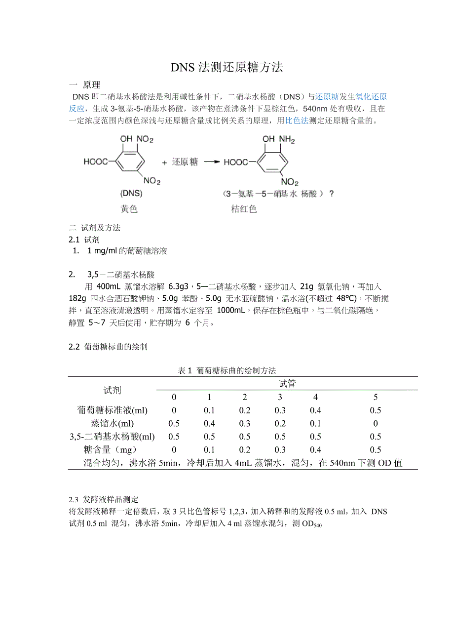 DNS法测定还原糖_第1页