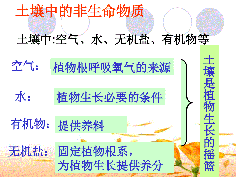 科学八年级下册课时课件4.1.2土壤的成分_第3页