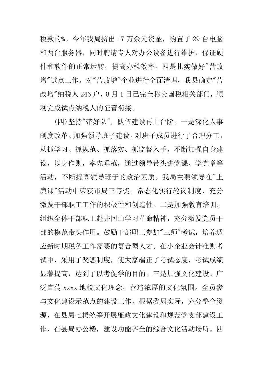 税务系统项目总结报告_第4页