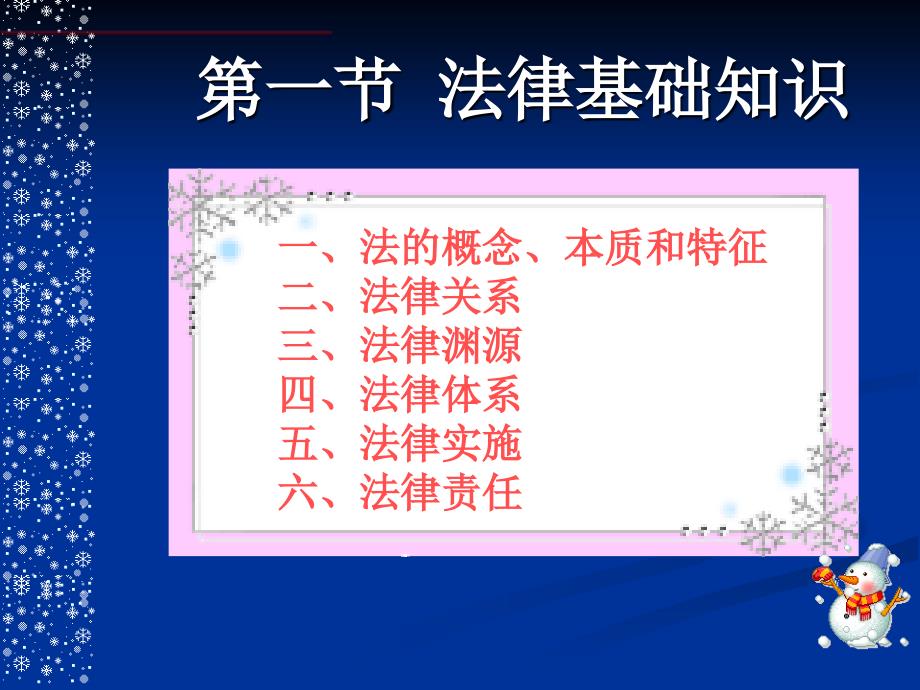 经济法律基础与实务第二版孙长坪电子教案、习题答案第一章经济法律基础概述_第4页