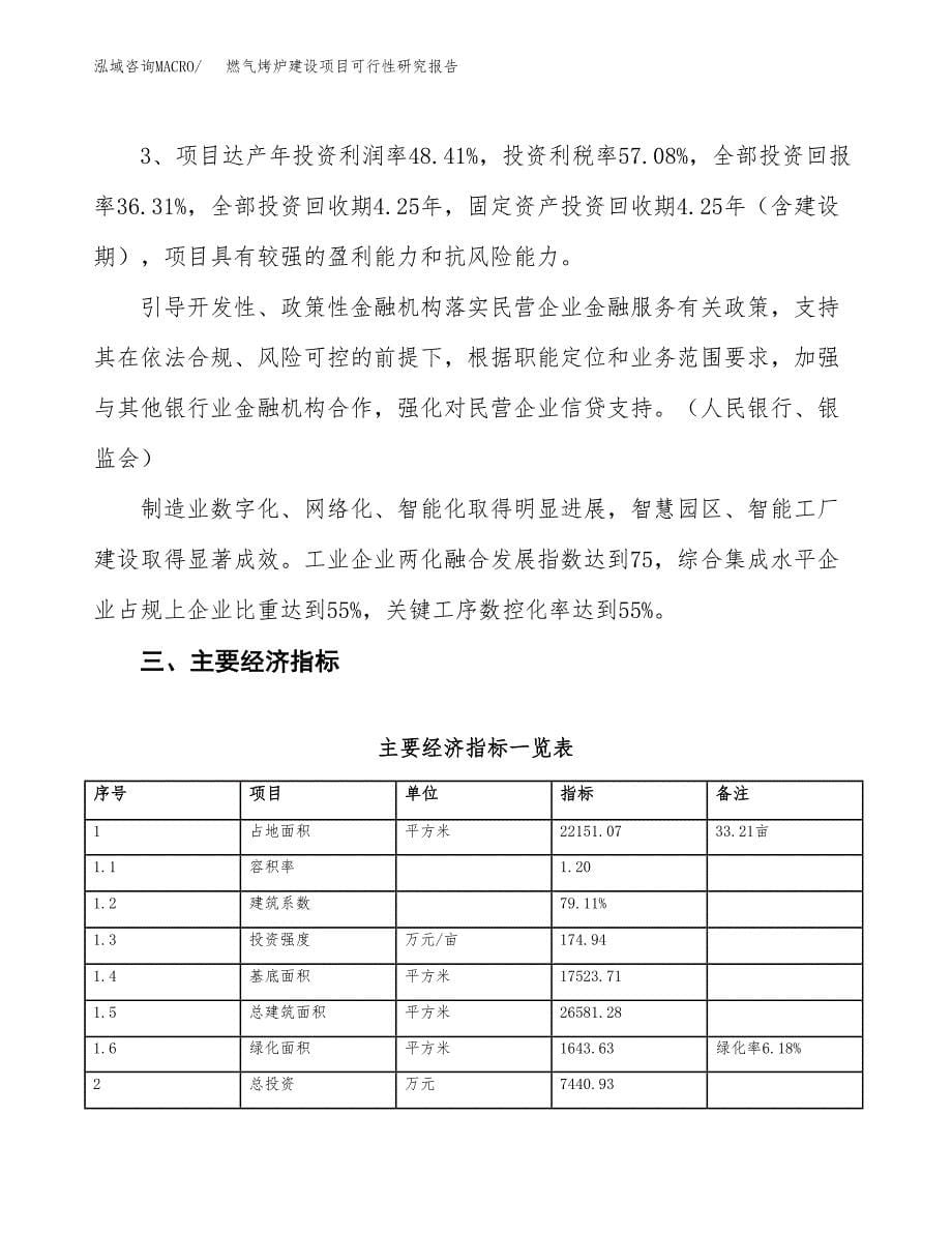 燃气烤炉建设项目可行性研究报告（33亩）.docx_第5页