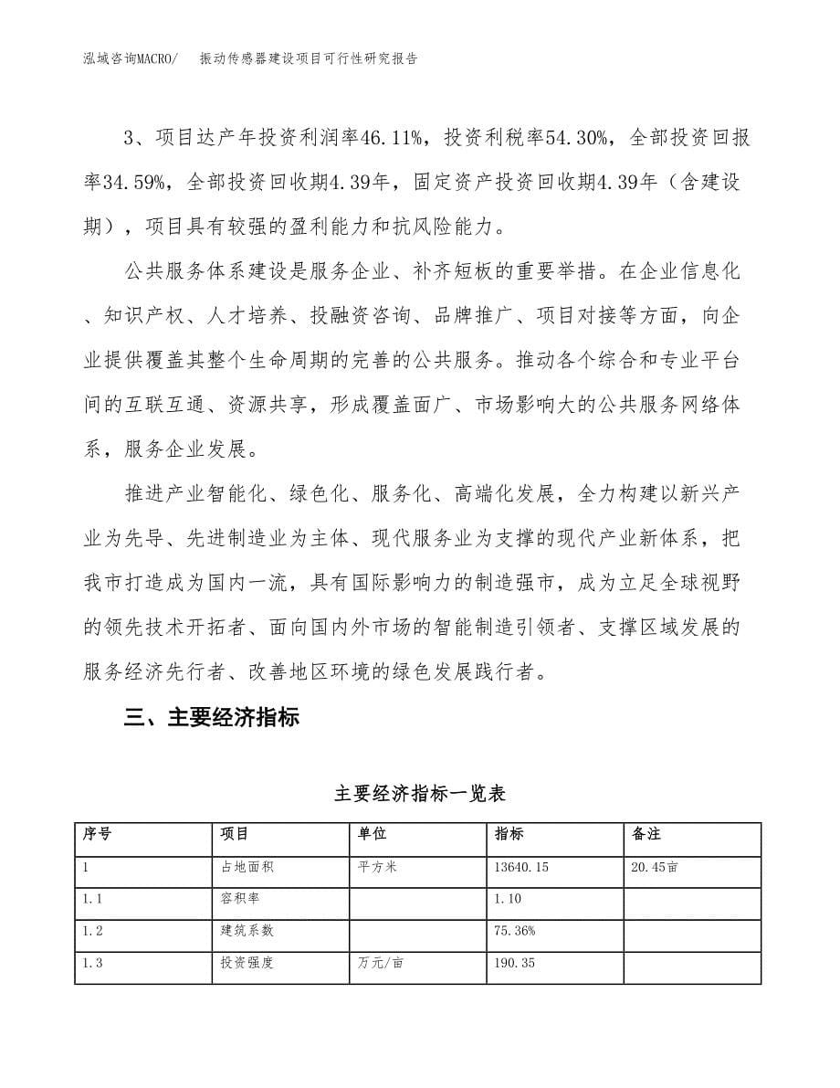 振动传感器建设项目可行性研究报告（20亩）.docx_第5页