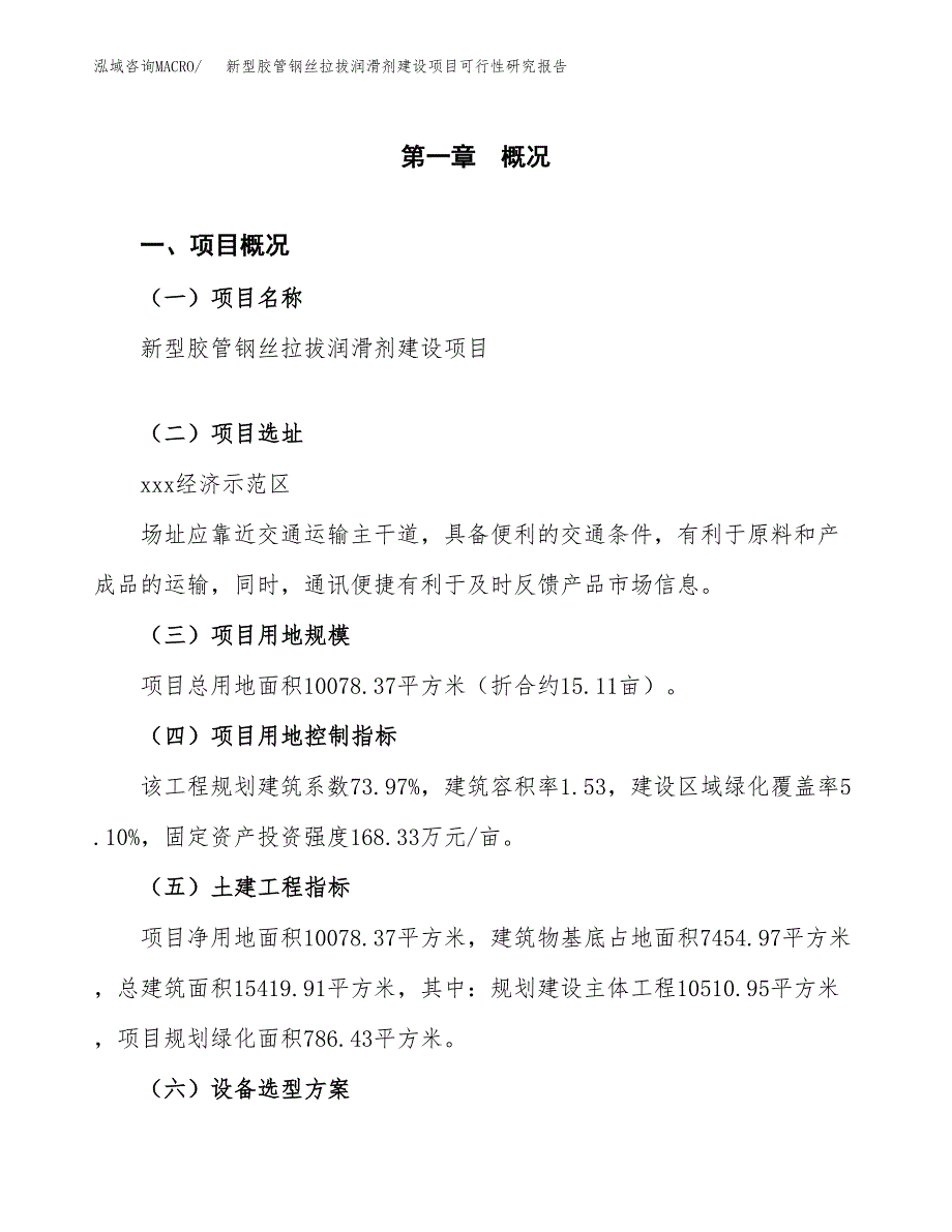 新型胶管钢丝拉拔润滑剂建设项目可行性研究报告（15亩）.docx_第2页