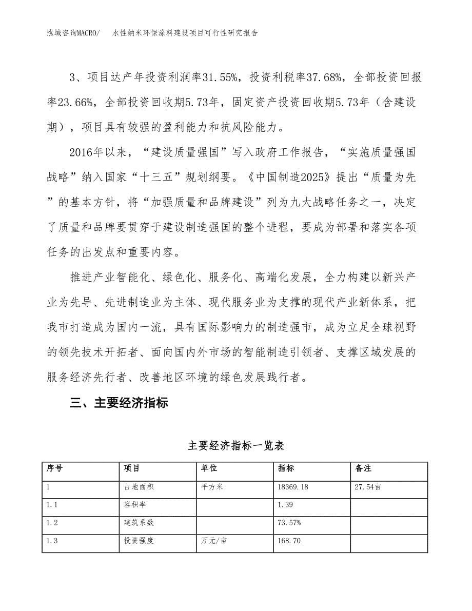 水性纳米环保涂料建设项目可行性研究报告（28亩）.docx_第5页