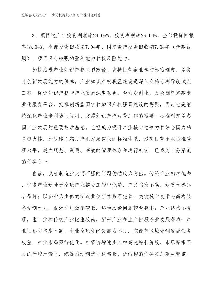 喷码机建设项目可行性研究报告（85亩）.docx_第5页