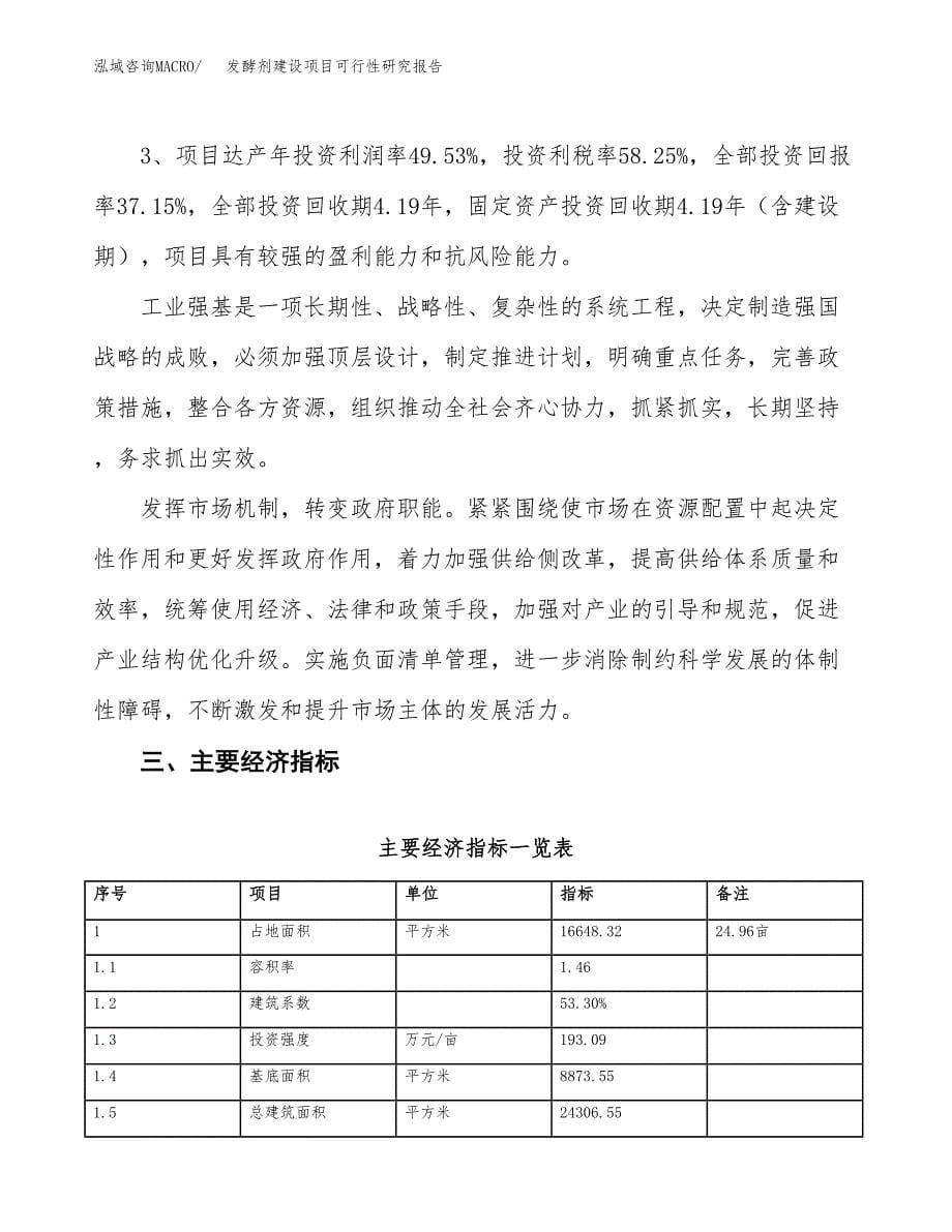 发酵剂建设项目可行性研究报告（25亩）.docx_第5页