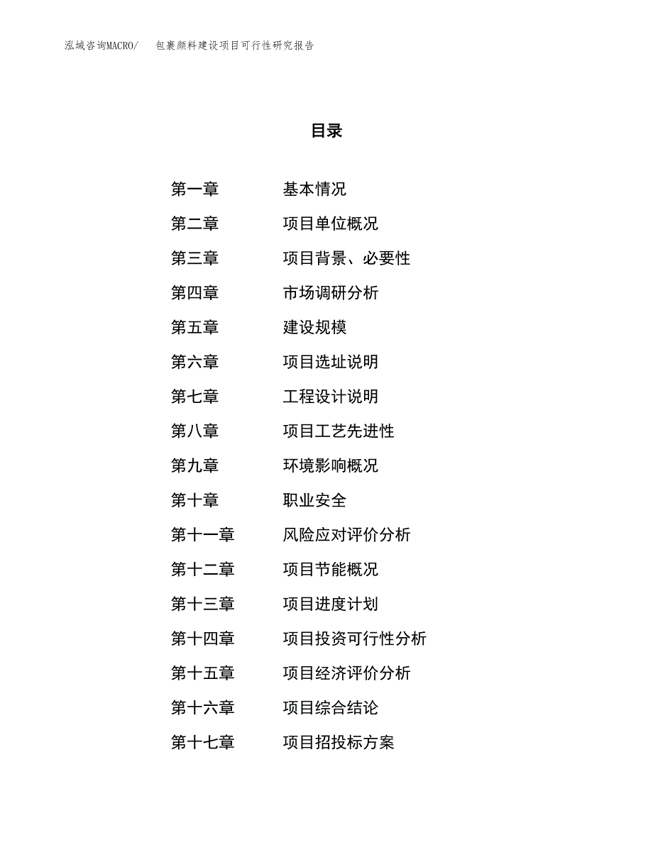 包裹颜料建设项目可行性研究报告（12亩）.docx_第1页