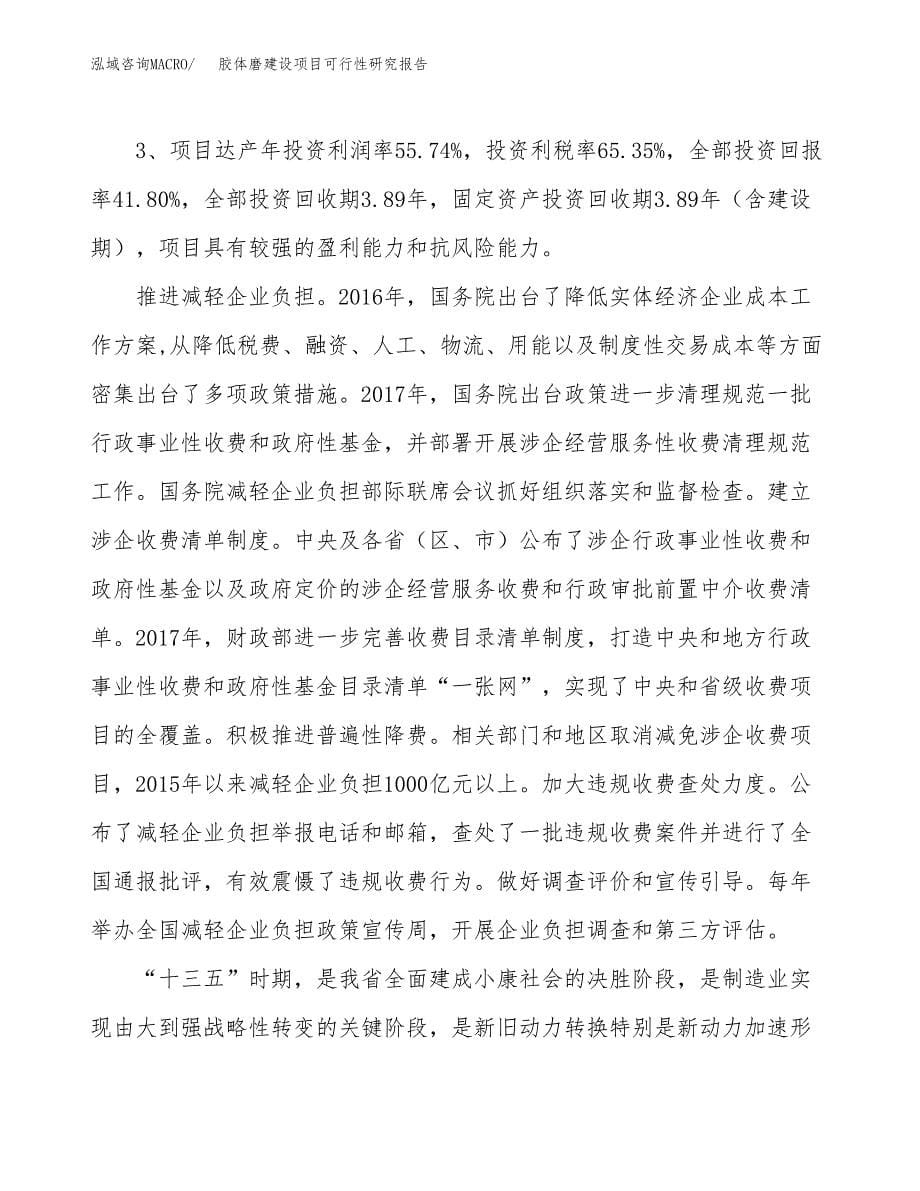 胶体磨建设项目可行性研究报告（74亩）.docx_第5页