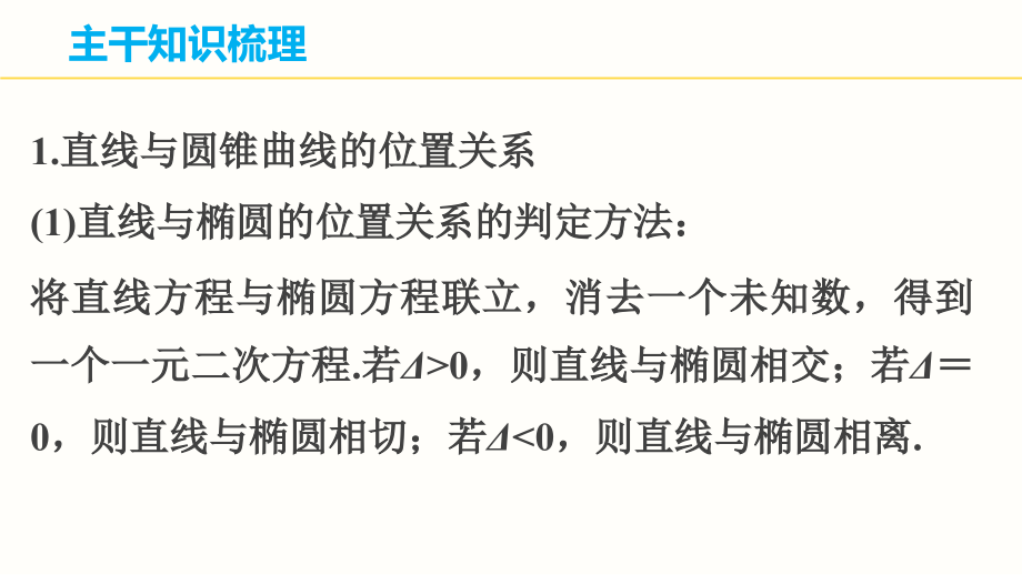 高考数理科广东二轮专题复习配套课件专题六-第讲-圆锥曲线中的热点问题_第3页